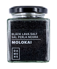 DAMUNE Schwarzes Lavasalz Molokai - Hawaii - 200g