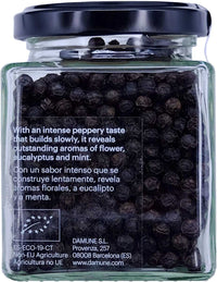 DAMUNE Schwarze Kampot Pfefferkörner Bio Premium ganz, 100g