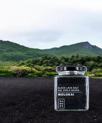 DAMUNE Schwarzes Lavasalz Molokai - Hawaii - 200g